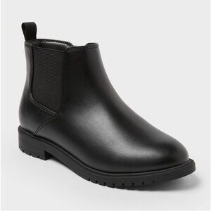 New With Tags and Box Kids' Brandy Chelsea Ankle Boots - Cat & Jack™Black Size 3